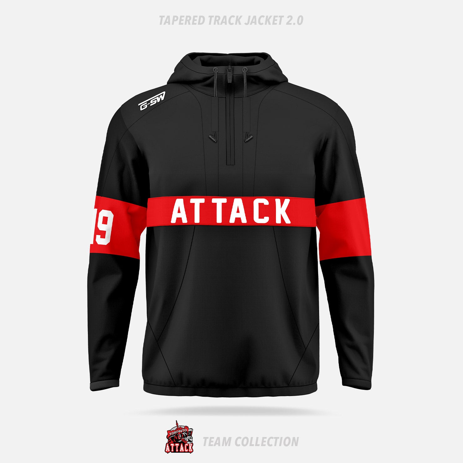 Toronto Attack Tapered Track Jacket 2.0 - Toronto Attack Team Collection