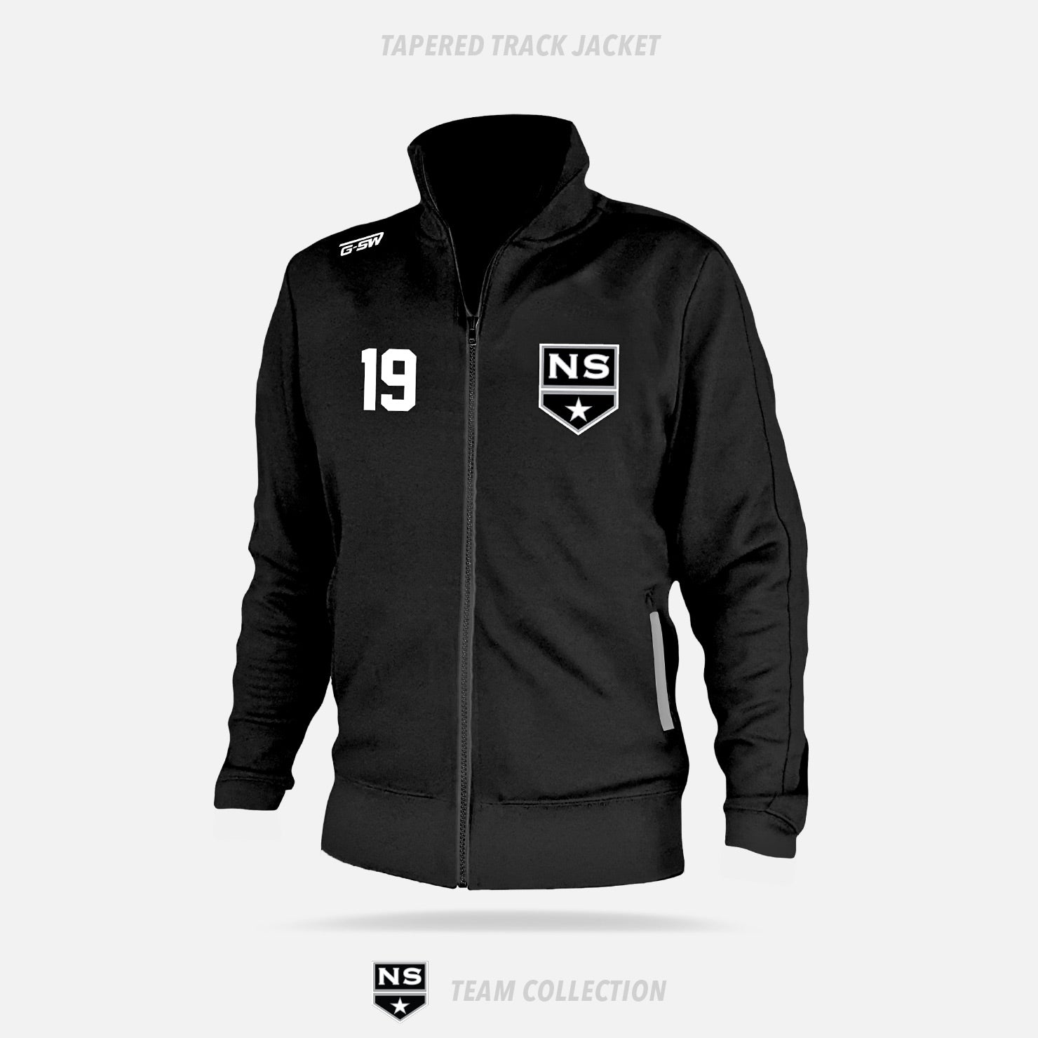 NS Stars Tapered Track Jacket - NS Stars Team Collection