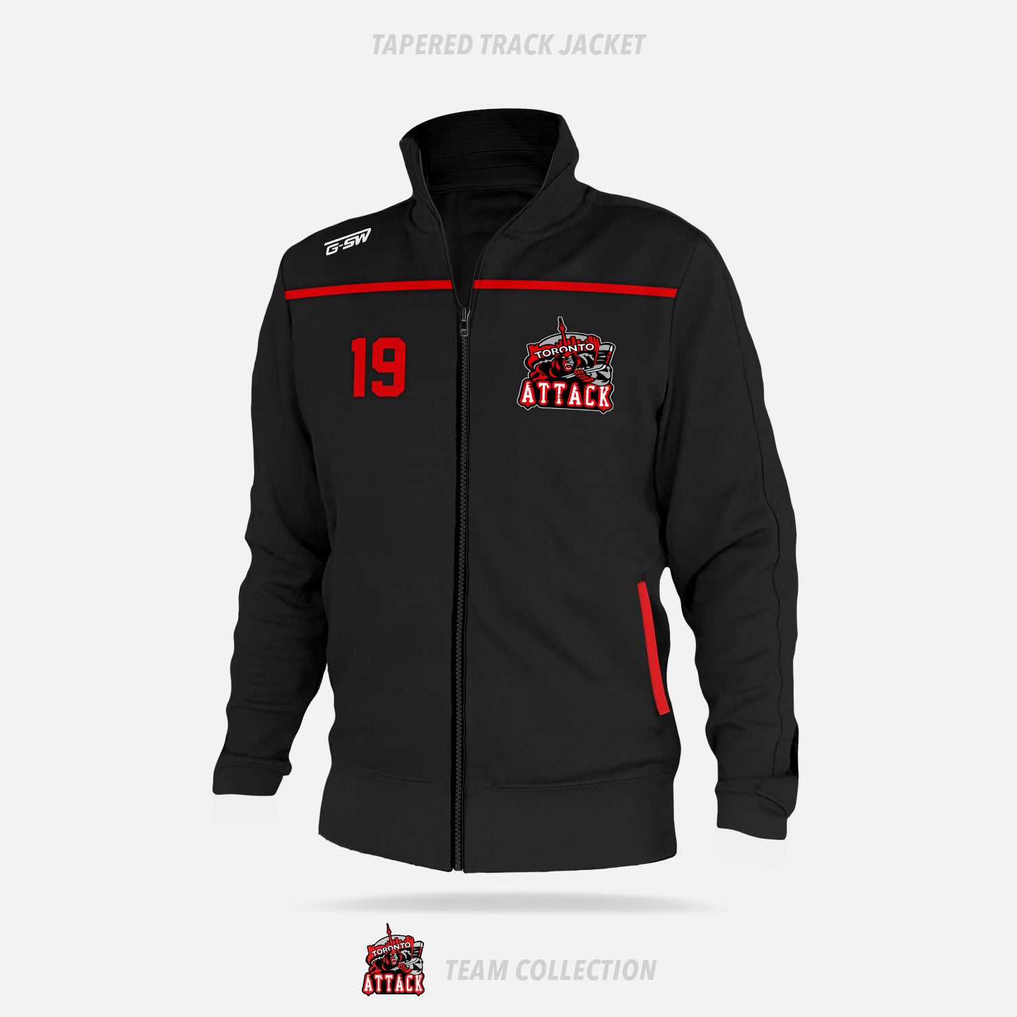 Toronto Attack Track Jacket (Tapered) - Toronto Attack Team Collection