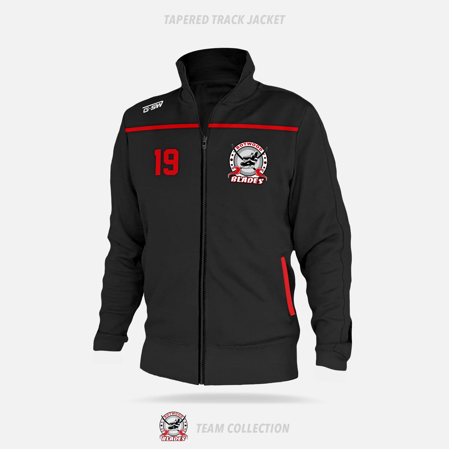 Botwood Blades Tapered Track Jacket - Botwood Blades Team Collection