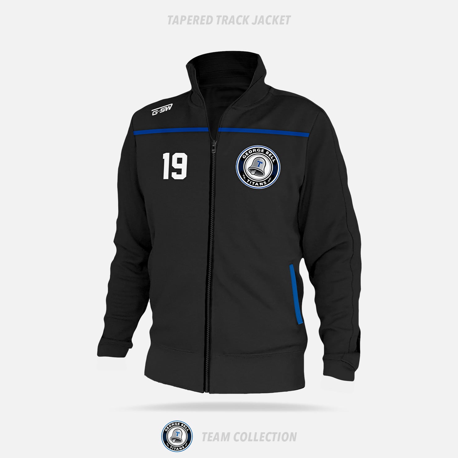 George Bell Titans Track Jacket (Tapered) - George Bell Titans Team Collection