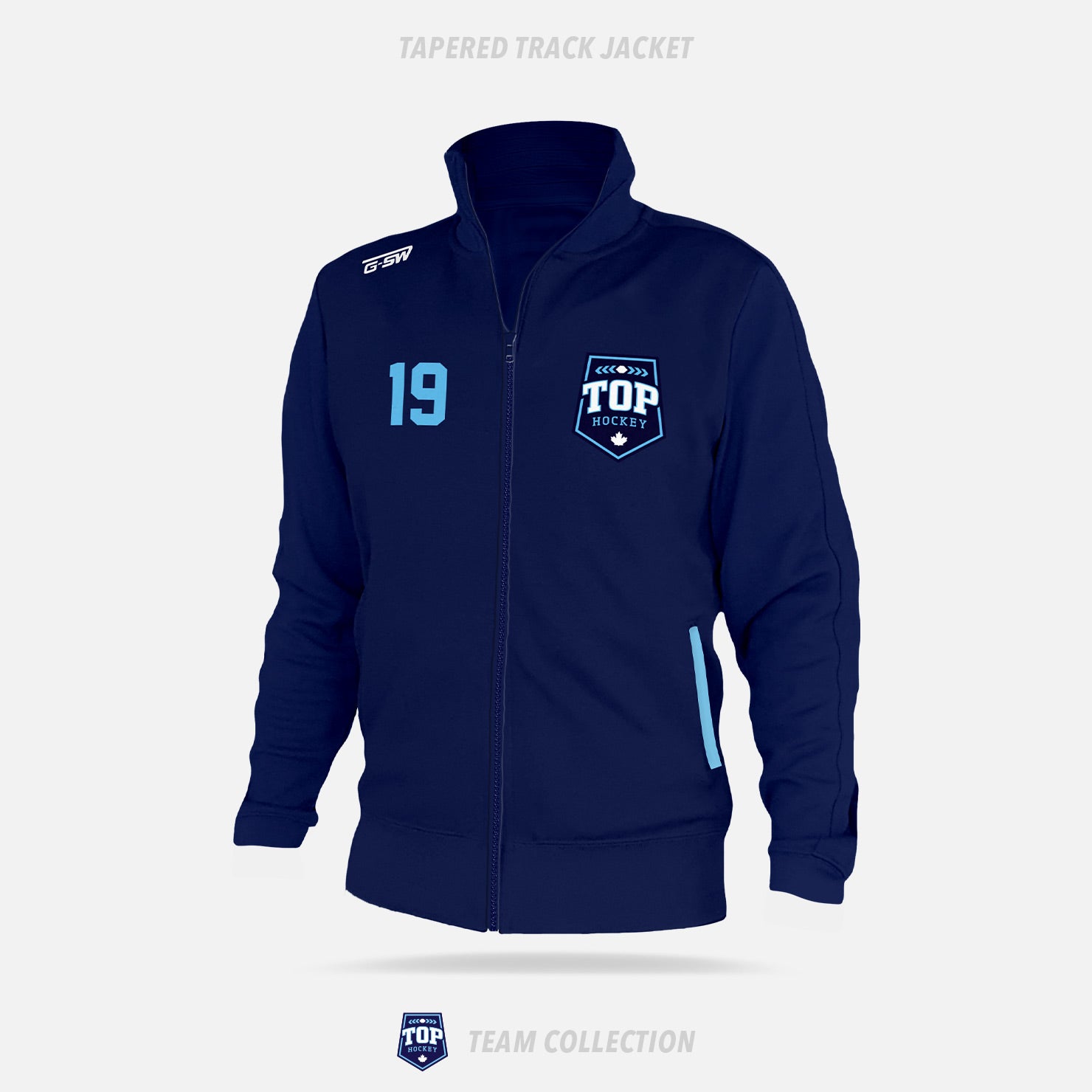 TOP Hockey Tapered Track Jacket - TOP Hockey Team Collection