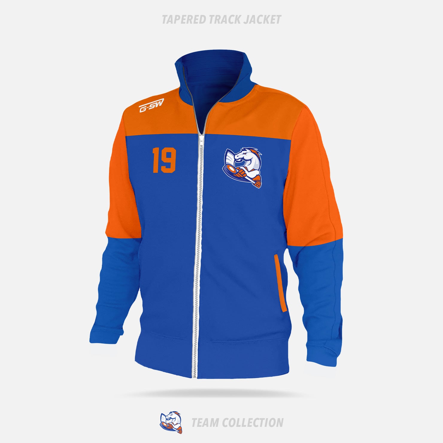 Victoria Village Mustangs Tapered Track Jacket