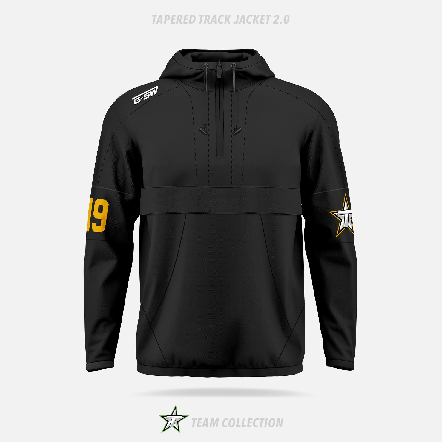 Toronto Stars (Gold) Tapered Track Jacket 2.0 - Toronto Stars Team Collection