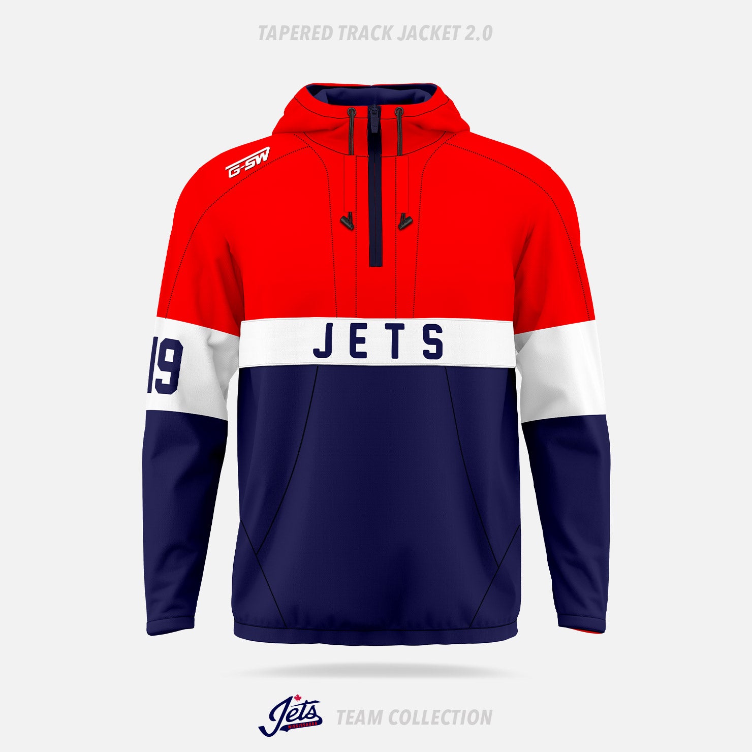 Mississauga Jets Tapered Track Jacket 2.0