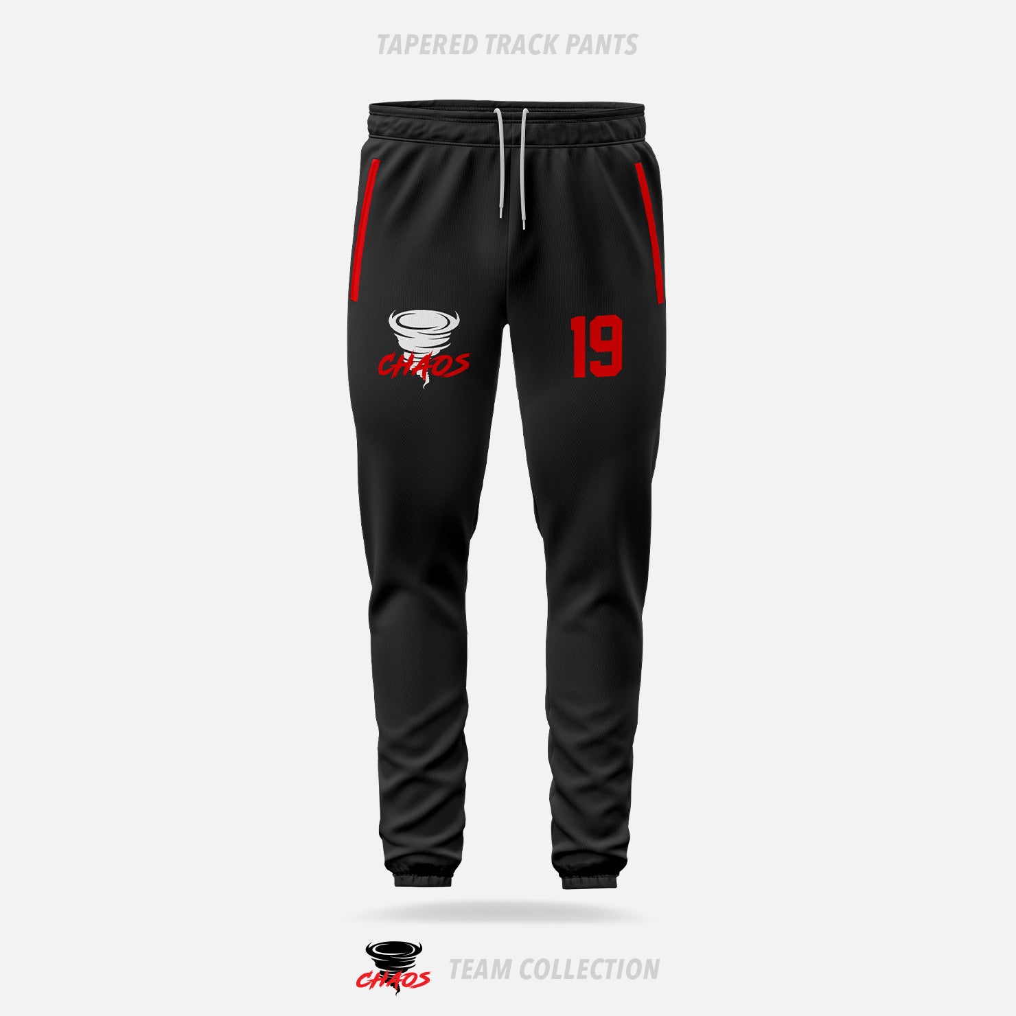 Chaos Hockey Tapered Track Pants - Chaos Hockey Team Collection