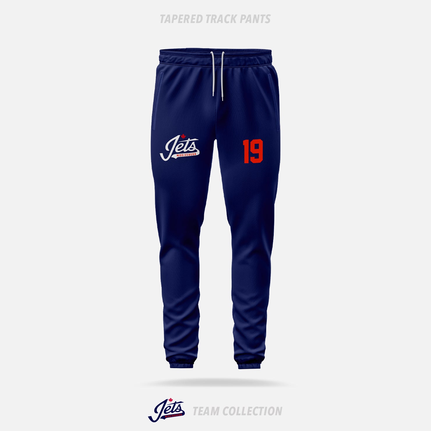 Mississauga Jets Tapered Track Pants - Mississauga Jets Team Collection