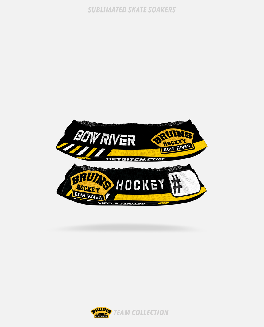 Bow River Bruins Sublimated Skate Soakers - Bow River Bruins Team Collection