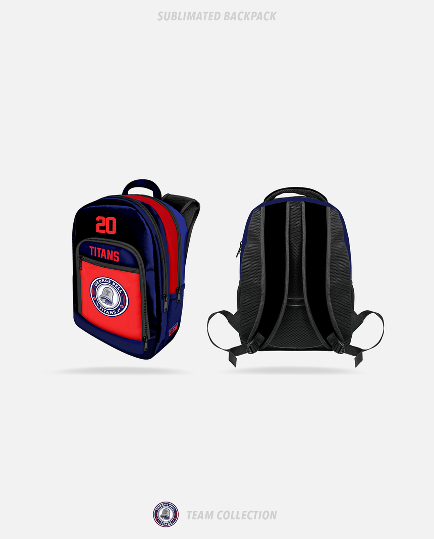 George Bell Titans Sublimated Backpack - George Bell Titans Team Collection