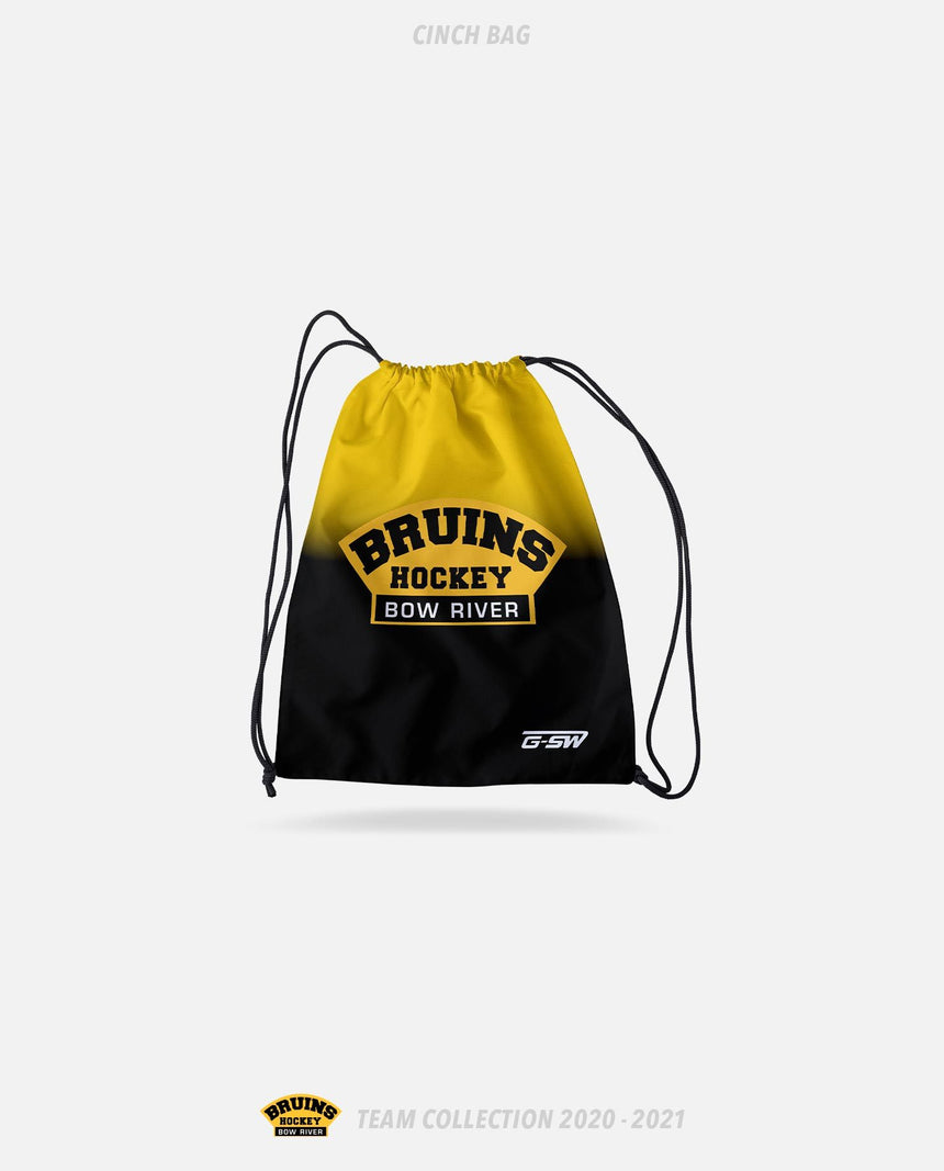 Bow River Bruins Cinch Bag - Bow River Bruins Team Collection 2020-2021