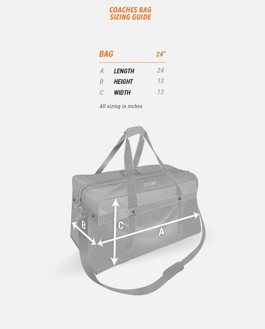Coaches Bag Sizing Guide