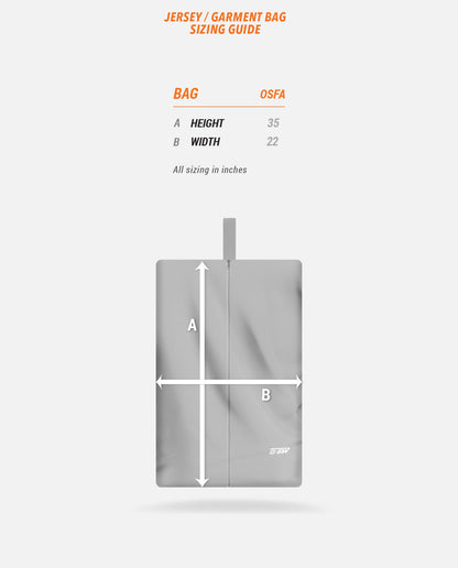 Jersey/Garment Bag Sizing Guide